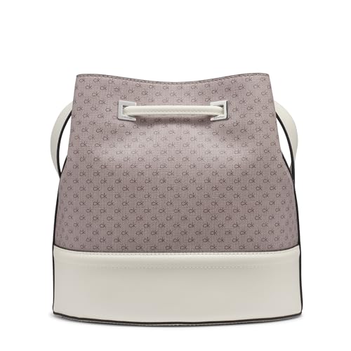 Image of Calvin Klein Women's Ash Crossbody Bag - Vegan Leather, Monogram, 2 Pockets