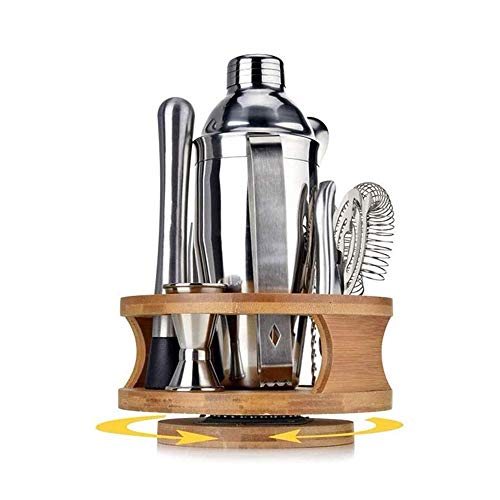 Kit Bartender: Juego de 10 piezas con coctelera y accesorios miniatura 1
