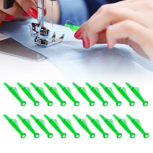 DANLIKT Lot de 20 enfile-aiguilles rapides pour machines à coudre - Enfile-aiguille automatique pour machine à coudre - Pour la couture à la main