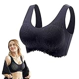 Extraíble: el brasier tiene una copa suave desmontable y una parte trasera elástica que no está cerrada para garantizar la comodidad después de usarlo. Retira las almohadillas cuando duermas, puedes disfrutar de más comodidad y una forma más saludable.