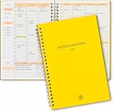 Agenda 2026 - Agenda 2026 Semana Vista - Enero 2026 a Diciembre 2026 - Tapa Dura, Intervalos de 30 minutos, Tamaño A5, 2 Clases de Organización y Productividad (Edición Especial Amarillo Limón)