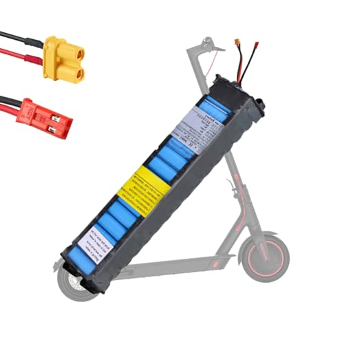 SSCYHT Without app,36V6.6Ah, M365 Scooter Battery Pack 36V 12.8Ah 10.5Ah 9.6Ah 7.8Ah 6.6Ah 5.2Ah Electric Scooter Lithium Battery with/Without Communication for 0~450W Motor Conversion Kit