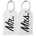 Mr & Mrs Luggage Tag (White)