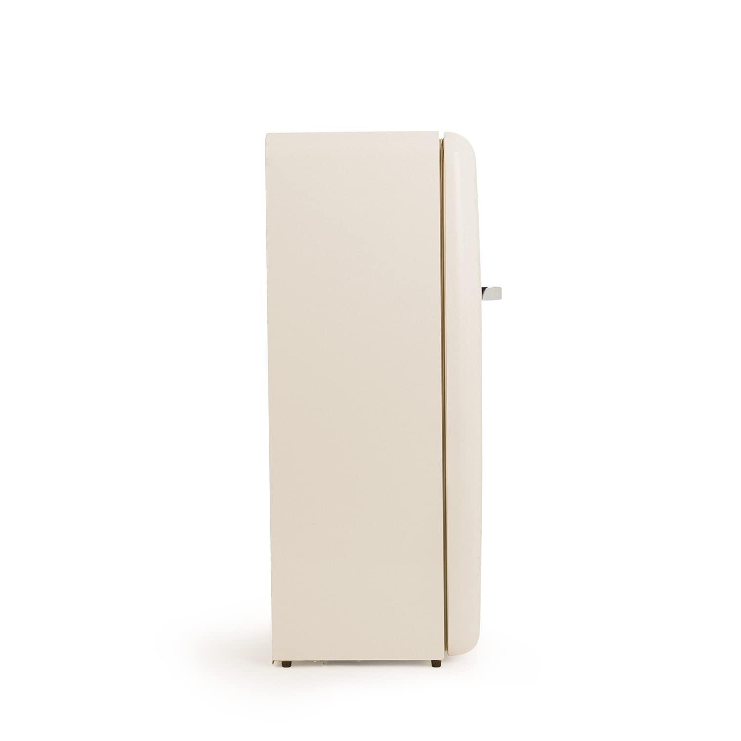 CREATE / RETRO FRIDGE 150 WOOD/Frigorífico blanco roto maneta madera con congelador 281L / 102W. bajo consumo. diseño vintage. 150cm. 3 estantes. regulador temperatura. botellero. 60x60x150cm — view 113