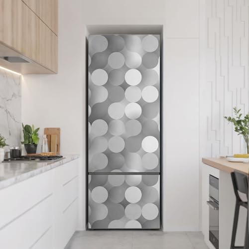 Autocollant pour réfrigérateur 70x190 cm à motif géométrique - 3