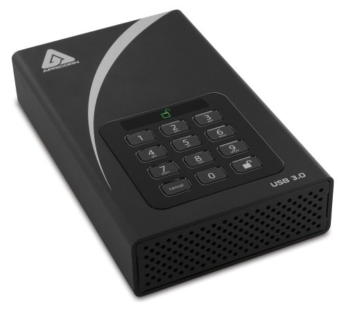 Apricorn Aegis Padlock DT FIPS - USB 3.0 Desktop Drive ADT-3PL256F-2000 (R2) Portable Hard Drive 2TB HD2134