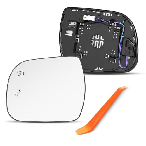 Compatible with Toyota Sienna Driver Side Mirror 2011 2012 2013 2014 2015 2016 2017 2018 2019 2020- Left Side Mirrors Replacement Glass with Blind Spot System, Power Heated