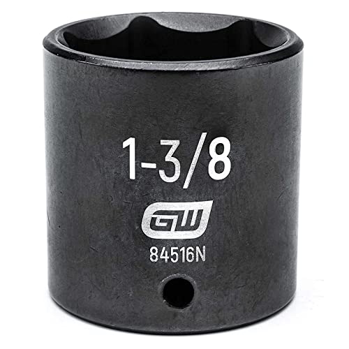 Image of GEARWRENCH 1 /2 inch Drive 6 Pt. Standard Impact Socket, 1-3 /8 inch - 84516N