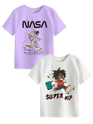 Image of Dagcros Half Sleeve Round Neck Cotton Tshirt for Boys