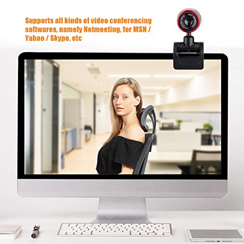 Heayzoki USB2.0 HD Webcam Camera,USB Camera Webcam Computer HD Streaming Webcam with Built-in digital microphone for Computer PC Laptop,16MP HD Webcam for Skype/MSN - Image 2