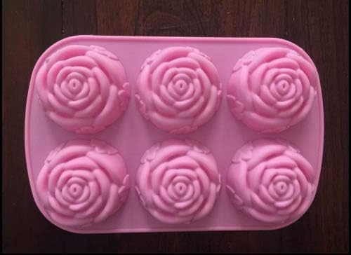 Molde de flor de rosa mini molde para tartas