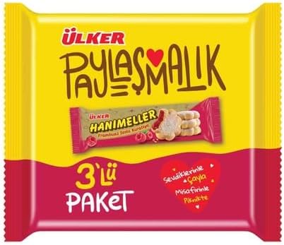 Ülker Hanımeller Frambuaz Soslu 3 x 94,5 Gram x 8 x Adet