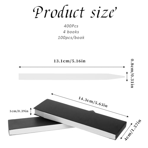 400 Stück Parfüm-Papier Einweg Duft Tester Papier für ätherische Öle Instant Teststreifen für Parfüm Aromatherapie