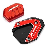 Coussin béquille Moto Béquille de Moto, Plaque de Support latérale, Colonne auxiliaire, pour Yam&aha XMAX300, XMAX125, XMAX250, Xmax 300, 125, 250, 2017, 2021, 2022
