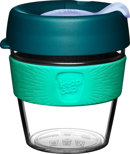 KeepCup Original, Reusable Plastic Coffee Cup | Splashproof Lid, BPA Free, Barista Grade | Medium | 12oz / 340ml | Doppio