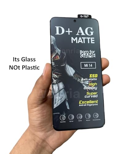 Image of WonRia Pack 1- Matte Screen Guard Protector for Mi 15 | Xiaomi 15 5G Matte Tempered Glass Edge to Edge [Anti-FingerPrint | Anti-Glare | Shinning Border] - (Made of Glass)