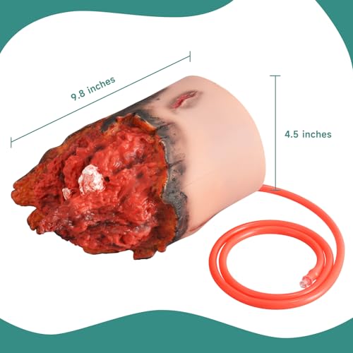 Image of Wound Packing Trainer Kit, Stop The Bleeding Kit for hemostasis Training, Wearable Severed Leg Trauma Trainer