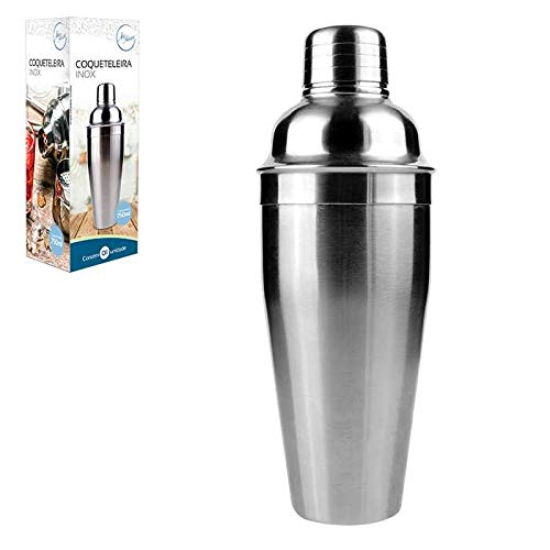 Coqueteleira 750ml Em Aço Inox Copo Adoçador Art House