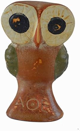 Owl Miniature Ancient Greek Symbol of Wisdom Sculpture