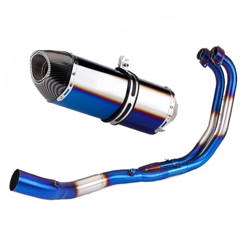 Tube d'échappement moto R77 avec DB Killer amovible pour réduire le bruit sur Yamaha MT03