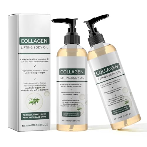 KINOWJI Hydrating Collagen Oil,2pcs Collagen Lifting Body Oi