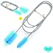 Produktbild letuxiashop ReinigungsbüRste, Aquarium ReinigungsbüRste - 200cm Nylon-ReinigungsbüRsten Set, Flexible Doppelend SchlauchbüRste, FilterrohrbüRste, AquariumreinigerpumpenbüRste