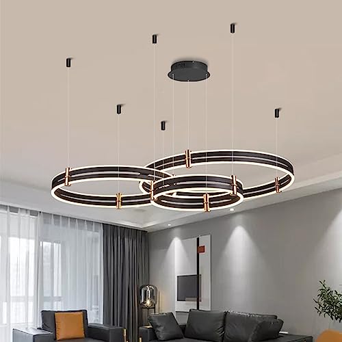 Lustre suspendu à LED modulable pour illuminer les grands espaces sombres