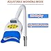 Remote Control Mobile Teeth Whitening Lamp 36W 10 LED Dental LED Teeth Whitening Accelerator 3 Colors Blue/Purple/Red Light Teeth Whitener Bleaching System with Mouth Opener/Goggles/Bibs 110V