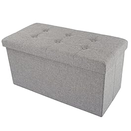 Folding Storage Ottoman...
