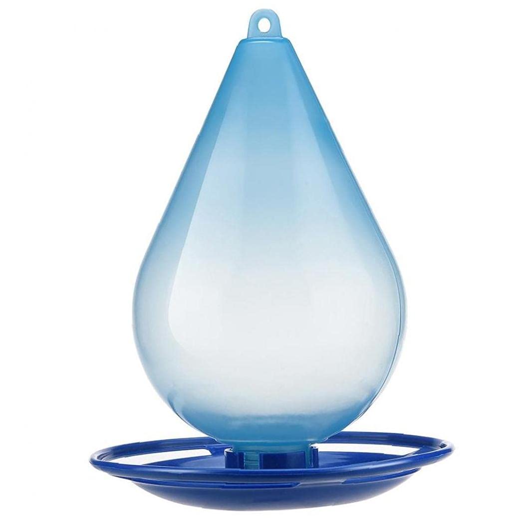 Abreuvoir suspendu oiseaux sauvages Droplet en forme de goutte pour décoration extérieure de jardin