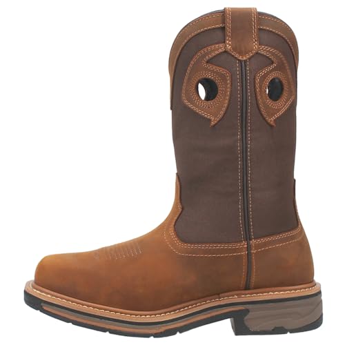 Dan Post Men's 11" Bram Waterproof Work Boot Broad Square Toe - Dp564553
