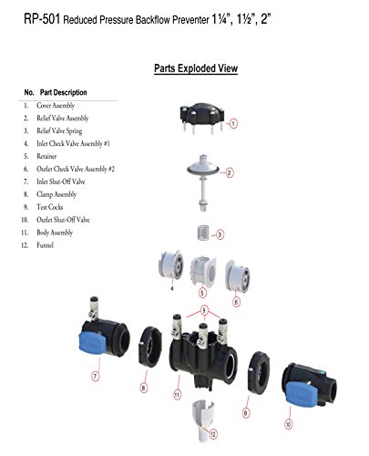 Image of 2 inch A.R.I. RP-501 Nylon Composite - Reduced Pressure Backflow Preventer