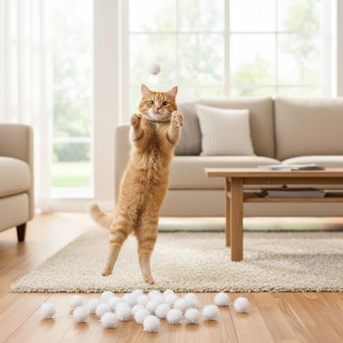 100 Stück Rund Mini Pompon, Plush Pompons mit Silber Glitzer 15mm, Bommel Nähen, Flauschigen Plüsch Bälle für Lustige DIY Kreative Handwerk