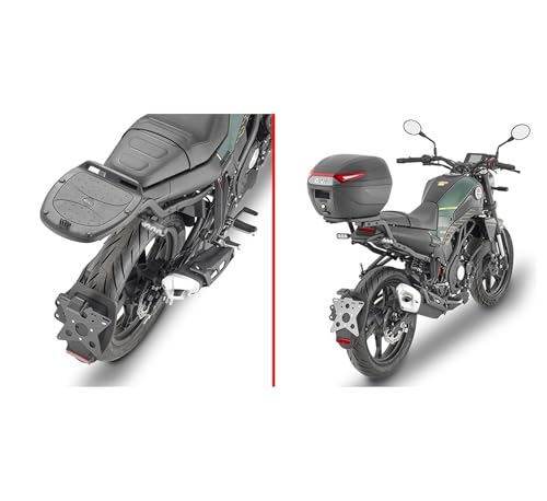 Baúl Givi E340NT2 Monolock negro maleta trasera Benelli Leoncino 125 2023 2