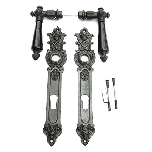 Haustür Türbeschlag Gründerzeit Engel & Teufel Gusseisen #5b-1-GS Cover