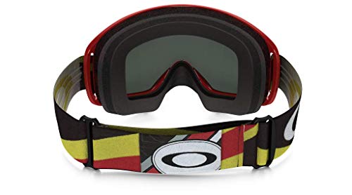 Oakley O2 Mx Heritage Racer Adult Off-Road Motorcycle Goggles Eyewear - Red/Dark Grey/One Size Fits All #TOP3