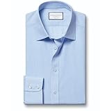 Charles Tyrwhitt Striped Shirts for Men - Non Iron with 100% Cotton Twill - Formal Dress Shirt for Work, Business & Weddings