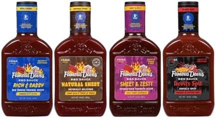 Amazon.com : Famous Dave's BBQ Sauce Variety Bundle - 4 pck, Rich ...