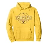 westhampton beach new york l'etichetta hamptons di long island ny felpa con cappuccio