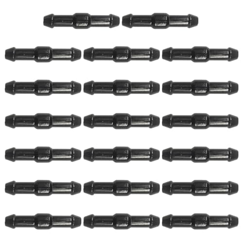 UHANBUT 20PCS Windshield Washer Hose Connectors, 2-Way I-Type Tube Pipe Fitting & Wiper Hose Adapter, Universal Windshield Wiper Hoses Connector Splitter Replacement for Car Washer Nozzle