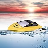 Leistungsstarkes Fahrerlebnis: Mit diesem ferngesteuerten Boot können Sie auf dem Wasser eine beeindruckende Geschwindigkeit und Wendigkeit genießen, um spannende Abenteuer zu erleben und langen Spielspaß zu gewährleisten.