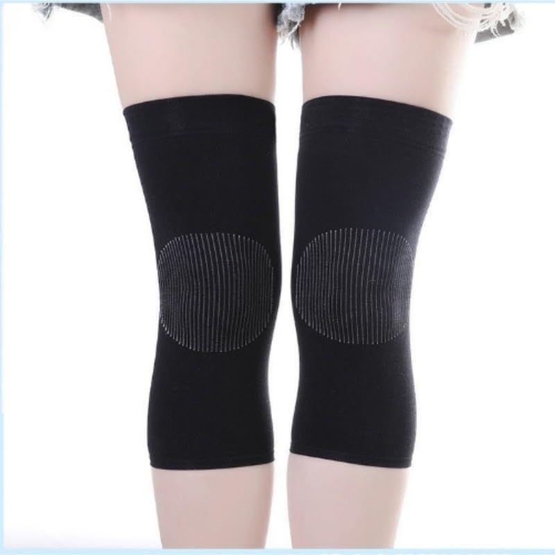 Exercise, protection Warm Knee Pads Plush Thickened Breathable Anti-sweat Knee Pads Cold Legs for Fitness, cycling, running, playing football(D)