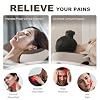 Face Down Pillow for Massage & Relaxation, Ice Silk Cooling Prone Pillow with Eye Mask, Breathable Vent Design, Convertible Travel Neck Pillow for Sleeping on Plane,Post-Eye Surgery Support