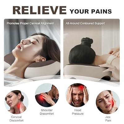 Face Down Pillow for Massage & Relaxation, Ice Silk Cooling Prone Pillow with Eye Mask, Breathable Vent Design, Convertible Travel Neck Pillow for Sleeping on Plane,Post-Eye Surgery Support