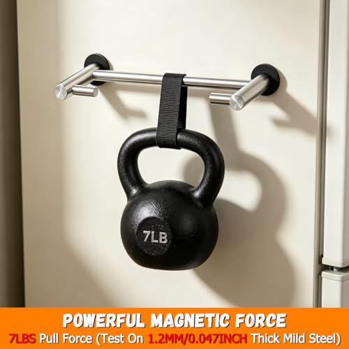 ULIBERMAGNET Magnetic Paper Towel Holder, Adjustable Length Towel Rack, Retractable Paper Towel Holder for Kitchen, Refrigerator and Dishwasher by ULIBERMAGNET - Used condition - Image 8