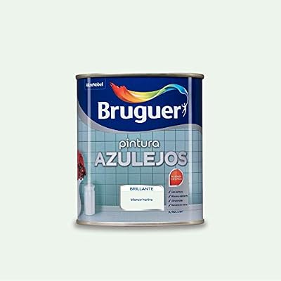 Bruguer Esmalte para Azulejos Brillante Blanco Harina 750 ml