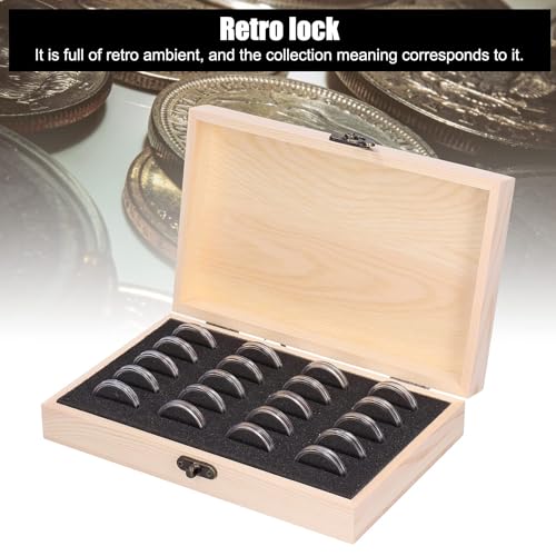 Boîte de rangement pour pièces en bois à 20 compartiments - 3