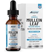 Mullein Leaf Extract for Lungs - Mullein Leaf Liquid Drops - 60ml for 2 Month Supply - High Stren...