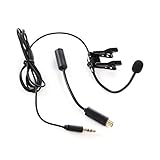 Movo ACM400 Flexible Gooseneck Omnidirectional Microphone for Canon and Nikon DSLR and Mirrorless Cameras, Camcorders, Tascam and Zoom Recorders, GoPro HERO3, HERO3+, HERO4