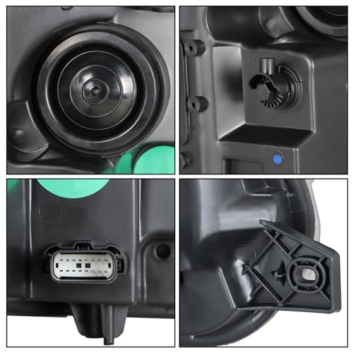 SEBLAFF Headlights Assembly Black Bezel DRL Headlamp Left Side Replacement for Explorer 2016-2018 by SEBLAFF - Image 4